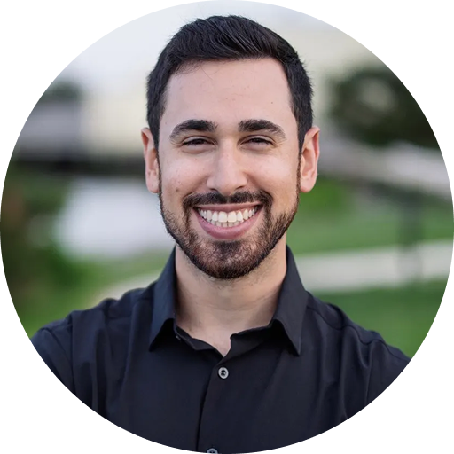 Author with 'Breathe' book